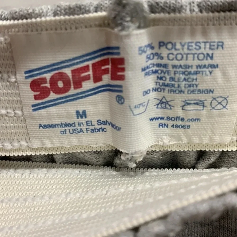 Choose Camp Soffe Gray Shorts with Navy Letters Size Girls Medium
